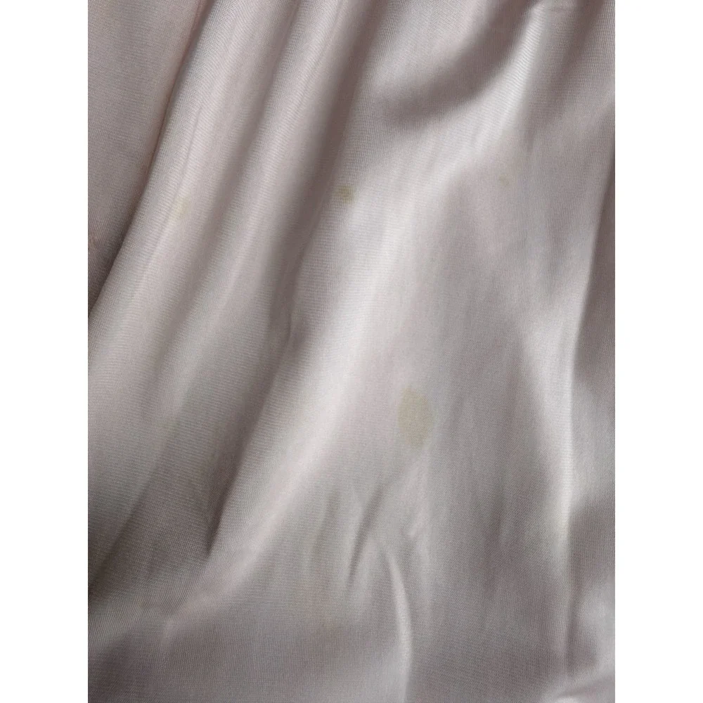 3 Vintage Shadowline Embroidered Robes Peignoir Medium Button Front Nylon